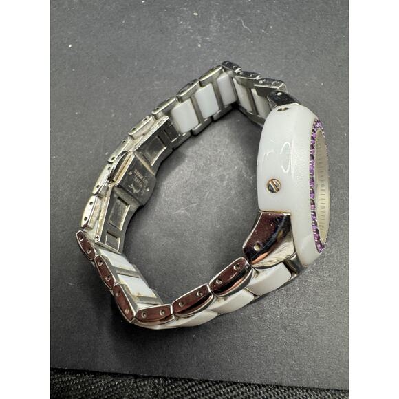 Aquaswiss Swiss-Made Sea Star Women's Watch Purple White Ceramic SS 59G001 - Picture 10 of 14